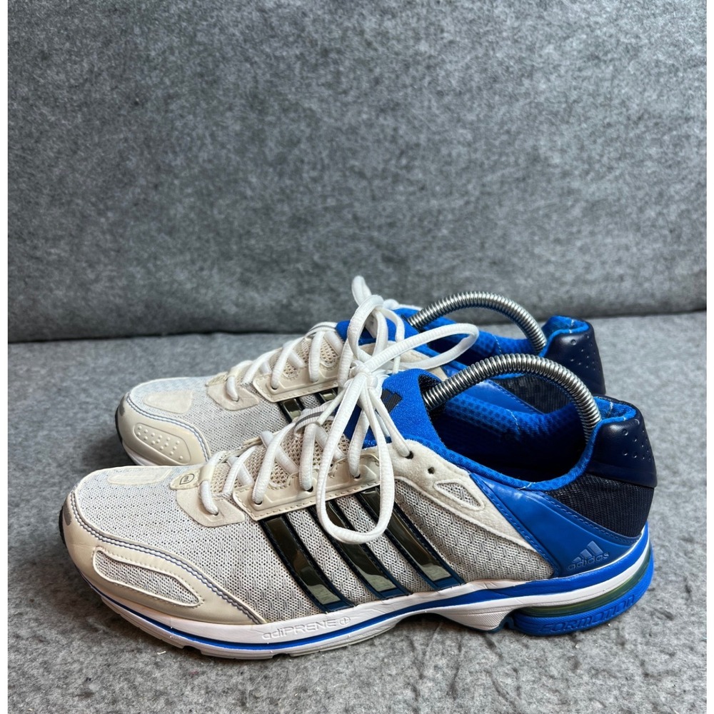 Adidas Supernova Glide 4 Mens Running Shoes White Blue Silver V23512 Size 9.5 - Picture 2 of 9